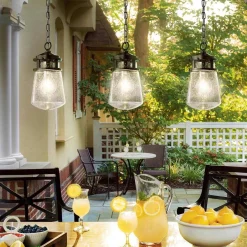 Lampa wisząca zewnętrzna Lyndon (KL-LYNDON8-S-AZ) - Elstead Lighting