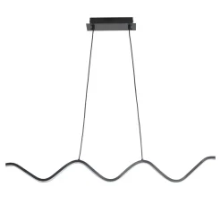 Lampa wisząca ZIGZAG LED czarna 90 cm (ST-MD240602 BLACK) - Step into Design