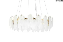 Lampa wiszącaw stylu glamour ROCH 80 złota (MSE1501100446) - Moosee