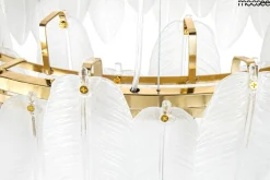 Lampa wiszącaw stylu glamour ROCH 80 złota (MSE1501100446) - Moosee