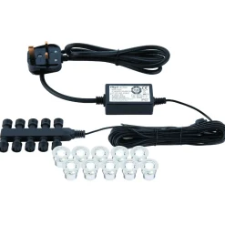 Lampa wpuszczana Ikon round 30mm kit IP67 0.45W (13889) - Saxby