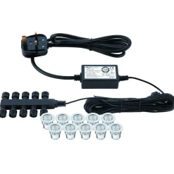 Lampa wpuszczana Ikon round 30mm kit IP67 0.45W (13889) - Saxby