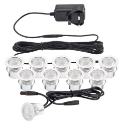 Lampa wpuszczana Kios 2 blue IP44 0.45W (94422) - Saxby