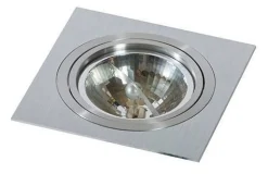 Lampa wpuszczana SIRO 1 aluminium (AZ0767 | GM2101-ALU) - AZZARDO