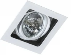 Lampa wpuszczana SISTO 1 white/black (AZ1446 | GM2109-WH) - AZZARDO
