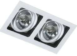 Lampa wpuszczana SISTO 2 white/black (AZ1447 | GM2202-WH) - AZZARDO