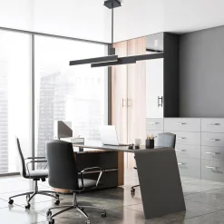 Lampa wyspowa Cameno - Matowa czerń (QN-CAMENO-LP-BK) - Quintiesse