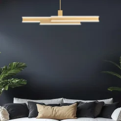 Lampa wyspowa Cameno - Szczotkowane złoto (QN-CAMENO-LP-BG) - Quintiesse