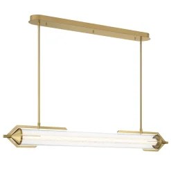 Lampa wyspowa Espada - Szczotkowane złoto (QN-ESPADA-LP-BG) - Quintiesse