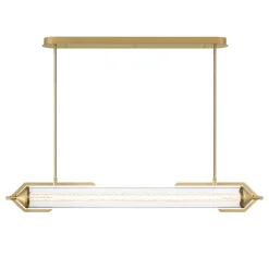 Lampa wyspowa Espada - Szczotkowane złoto (QN-ESPADA-LP-BG) - Quintiesse