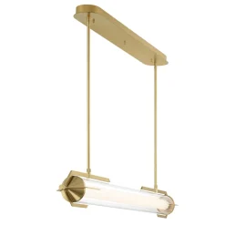 Lampa wyspowa Espada - Szczotkowane złoto (QN-ESPADA-LP-BG) - Quintiesse