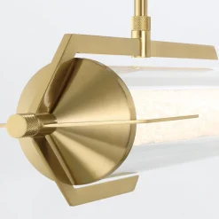 Lampa wyspowa Espada - Szczotkowane złoto (QN-ESPADA-LP-BG) - Quintiesse