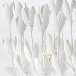 Lampa wyspowa Flora - 10 źródeł światła - Tynk strukturalny (QN-FLORA10-WHT) - Quintiesse