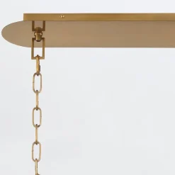 Lampa wyspowa Nottingham - 10 źródeł światła - Antyczny mosiądz (QN-NOTTINGHAM-10LP-AB) - Quintiesse