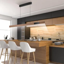 Lampa z płynną regulacją wysokości i szerokości PURE-MOTO-RISE NATURALNE DREWNO (2545-79) - Paul Neuhaus