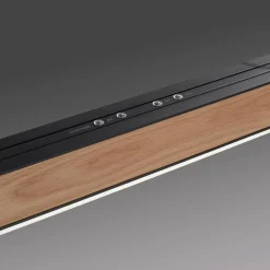 Lampa z płynną regulacją wysokości i szerokości PURE-MOTO-RISE NATURALNE DREWNO (2545-79) - Paul Neuhaus