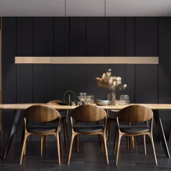 Lampa z płynną regulacją wysokości i szerokości PURE-MOTO-RISE-ZŁOTY (2545-60) - Paul Neuhaus