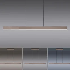 Lampa z płynną regulacją wysokości i szerokości PURE-MOTO-RISE BRĄZOWA (2545-34) - Paul Neuhaus