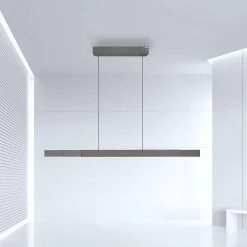 Lampa z płynną regulacją wysokości i szerokości PURE-MOTO-RISE SZARY (2545-15) - Paul Neuhaus