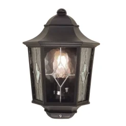Lampa zewnętrzna, kinkiet NORFOLK kol. CZARNY (NR7/2 BLK) - Elstead Lighting