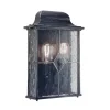 Lampa zewnętrzna, kinkiet WEXFORD kol. CZARNO-SREBRNY (WX7) - Elstead Lighting