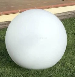 Lampa zewnętrzna, kula CISNE 40cm, kol. BIAŁY (55-9156-M1-M1) - Leds-C4