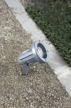 Lampa zewnętrzna, reflektor ogrodowy HELIO kol. SZARY (05-9640-34-37) - Leds-C4