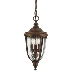 Lampa zewnętrzna, wisząca ENGLISH BRIDLE kol. BRĄZOWY (FE/EB8/M BRB) - Feiss - Elstead Lighting