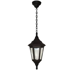 Lampa zewnętrzna, wisząca KINSALE kol. CZARNY (KINSALE CHAIN) - Elstead Lighting