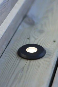 Lampa zewnętrzna wpuszczana GARDEN 24 Spot 0,8W 60mm Czarny