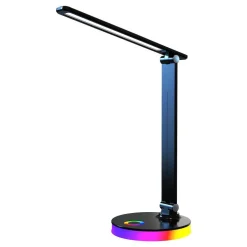 Lampka biurkowa Bruno Black 5W LED RGB (ML1628) - Milagro