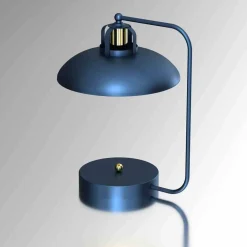 Lampka biurkowa FELIX NAVY BLUE/GOLD 1xE27 (MLP7716) - Milagro