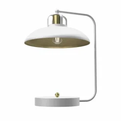 Lampka biurkowa FELIX WHITE/GOLD 1xE27 (MLP7706) - Milagro