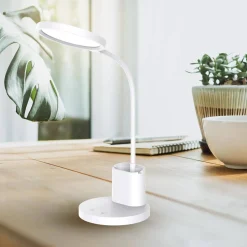 Lampka biurkowa SCUOLA WHITE 5W LED (ML1016) - Milagro