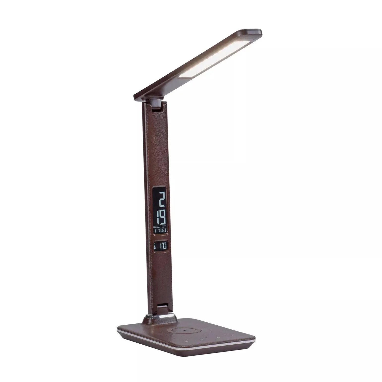 Lampka biurkowa z ładowarką indukcyjną ADRIANO brązowa (4595-23) - Paul Neuhaus