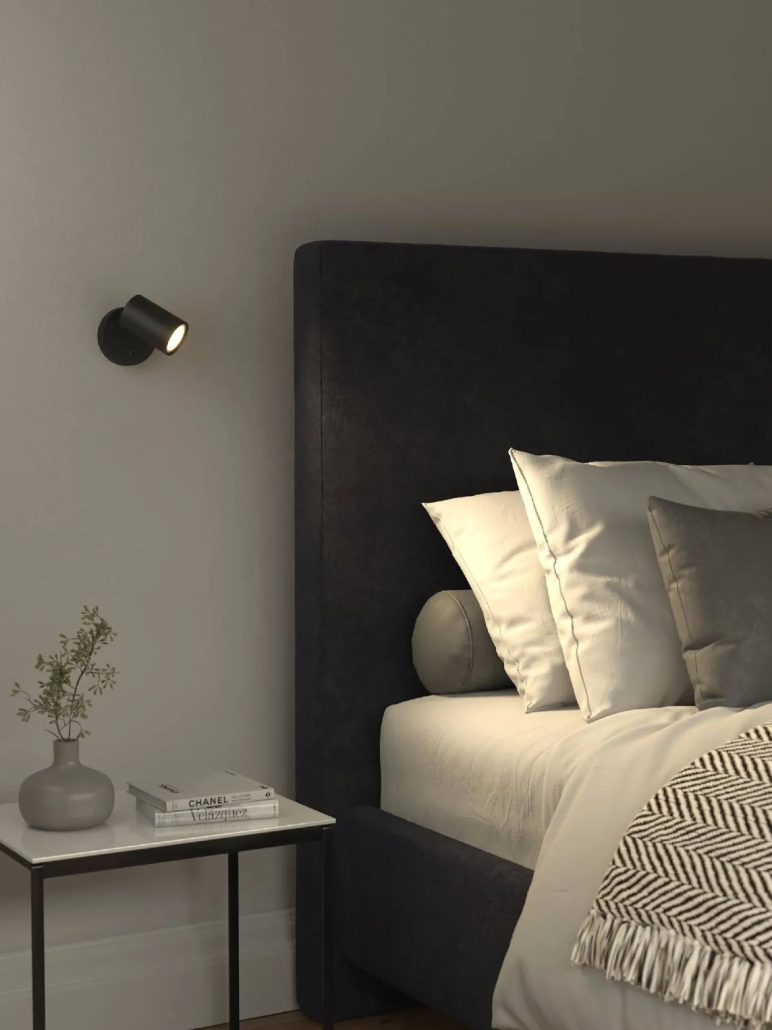 Lampka do Czytania Ascoli Single Switched Matowy Czarny (1286079) - Astro Lighting