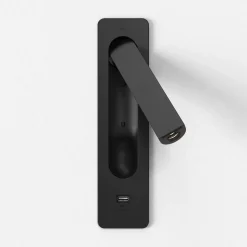 Lampka do Czytania Keta USB Matowy Czarny (1437004) - Astro Lighting