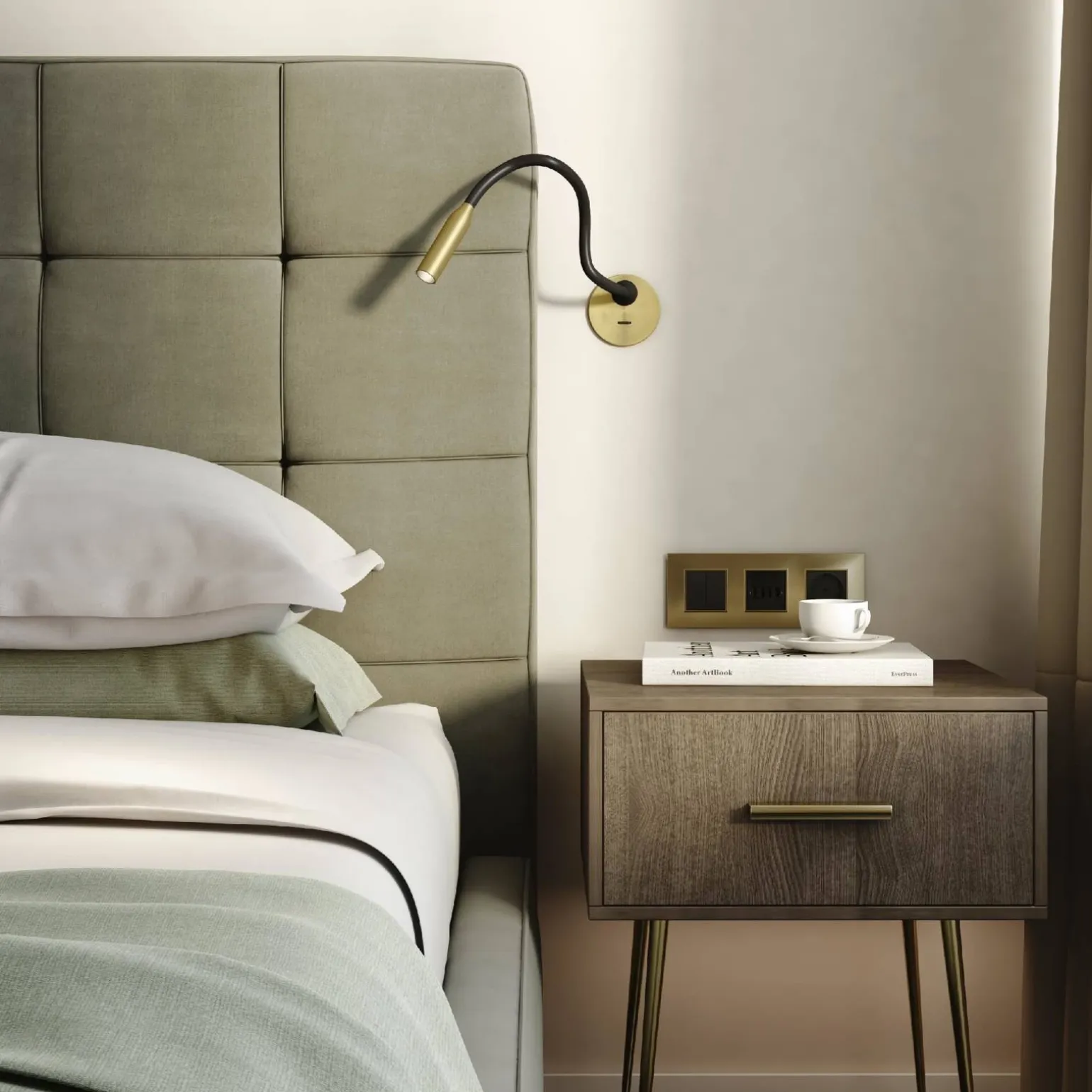 Lampka do Czytania Lucca Recessed Matowe Złoto (1435011) - Astro Lighting