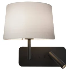 Lampka do Czytania Side by Side Grande USB Matowy Czarny (1406013) - Astro Lighting