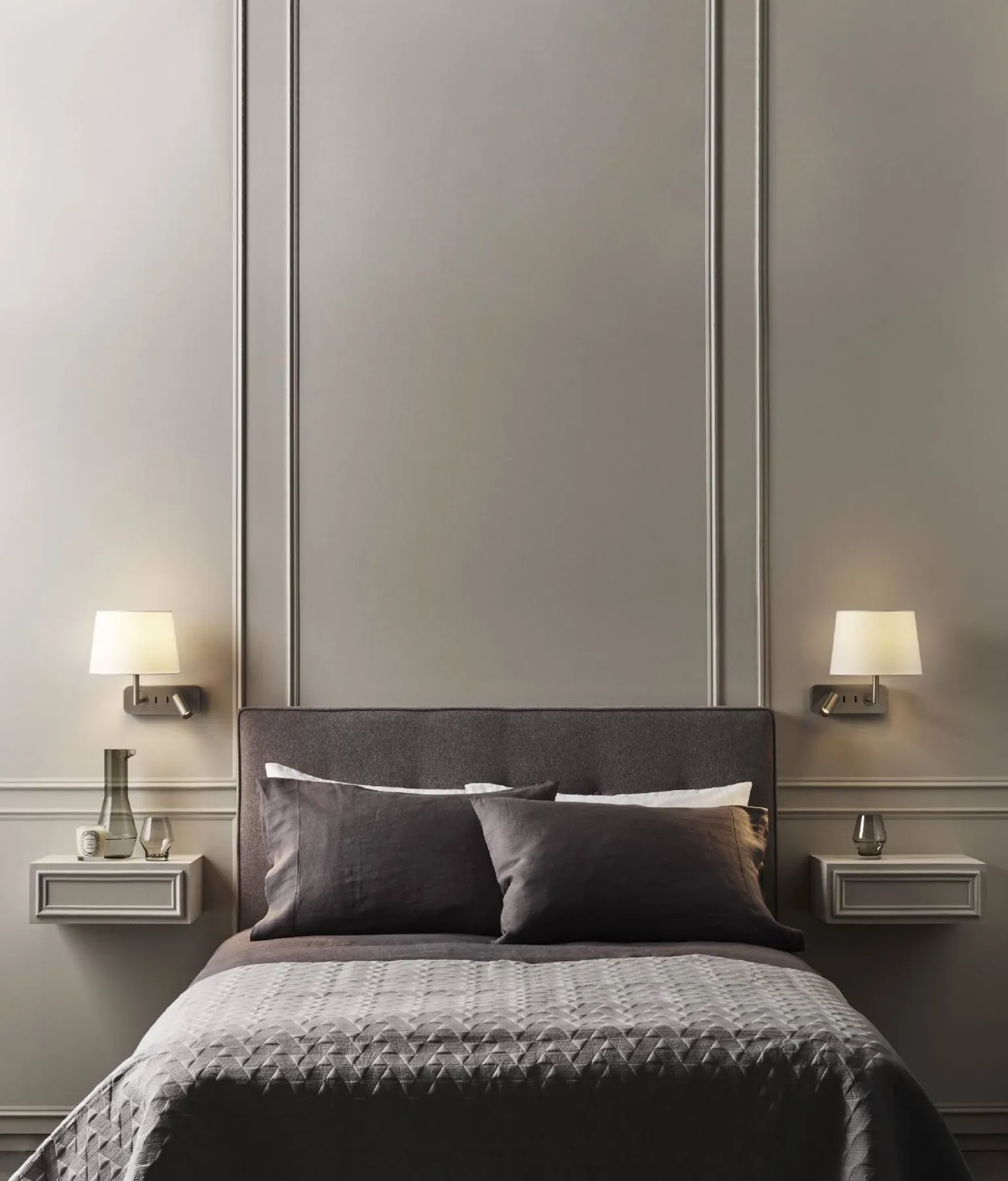 Lampka do Czytania Side by Side Matowy Nikiel (1406003) - Astro Lighting