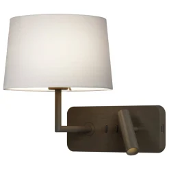 Lampka do Czytania Side by Side Grande USB Brąz (1406012) - Astro Lighting