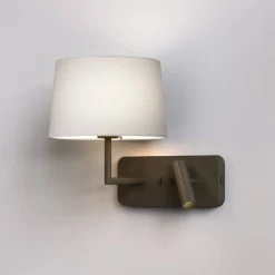 Lampka do Czytania Side by Side Grande USB Brąz (1406012) - Astro Lighting