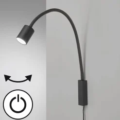 Lampka Flex Do Czytania Przy łóżku Justi (30498) - Fischer&Honsel