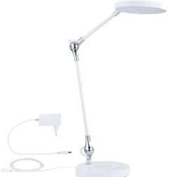 Lampka na biurko ściemnialna ładowana USB NUMIS QI LED DIM biała (PL78011) - PAULMANN