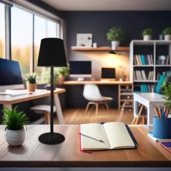 Lampka na stół Toscana IP 44 black 2W (ML1293) - Milagro