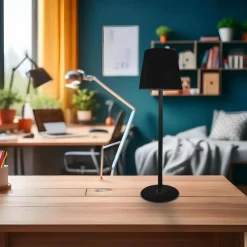 Lampka na stół Toscana IP 44 black 2W (ML1293) - Milagro