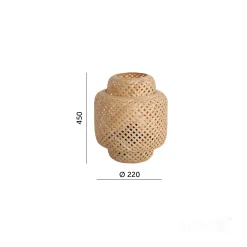 Lampka nocna BOHO BONN MINI 1xE27 Kobi Design (001467KOB) - KOBI LIGHT