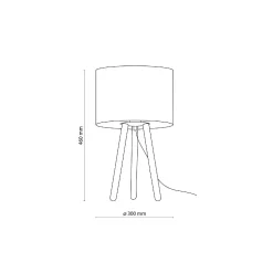 Lampka nocna TOKYO NATURE / SOSNA POSTARZANA (5291) - TK Lighting