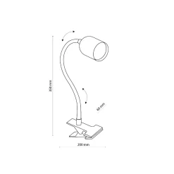 Lampka nocna TOP biała (4559) - TK Lighting