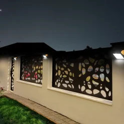 Lampka Solarna Butterfly Czarna 3,2W (EKO3874) - Eko-Light / z czujnikiem ruchu i zmierzchu